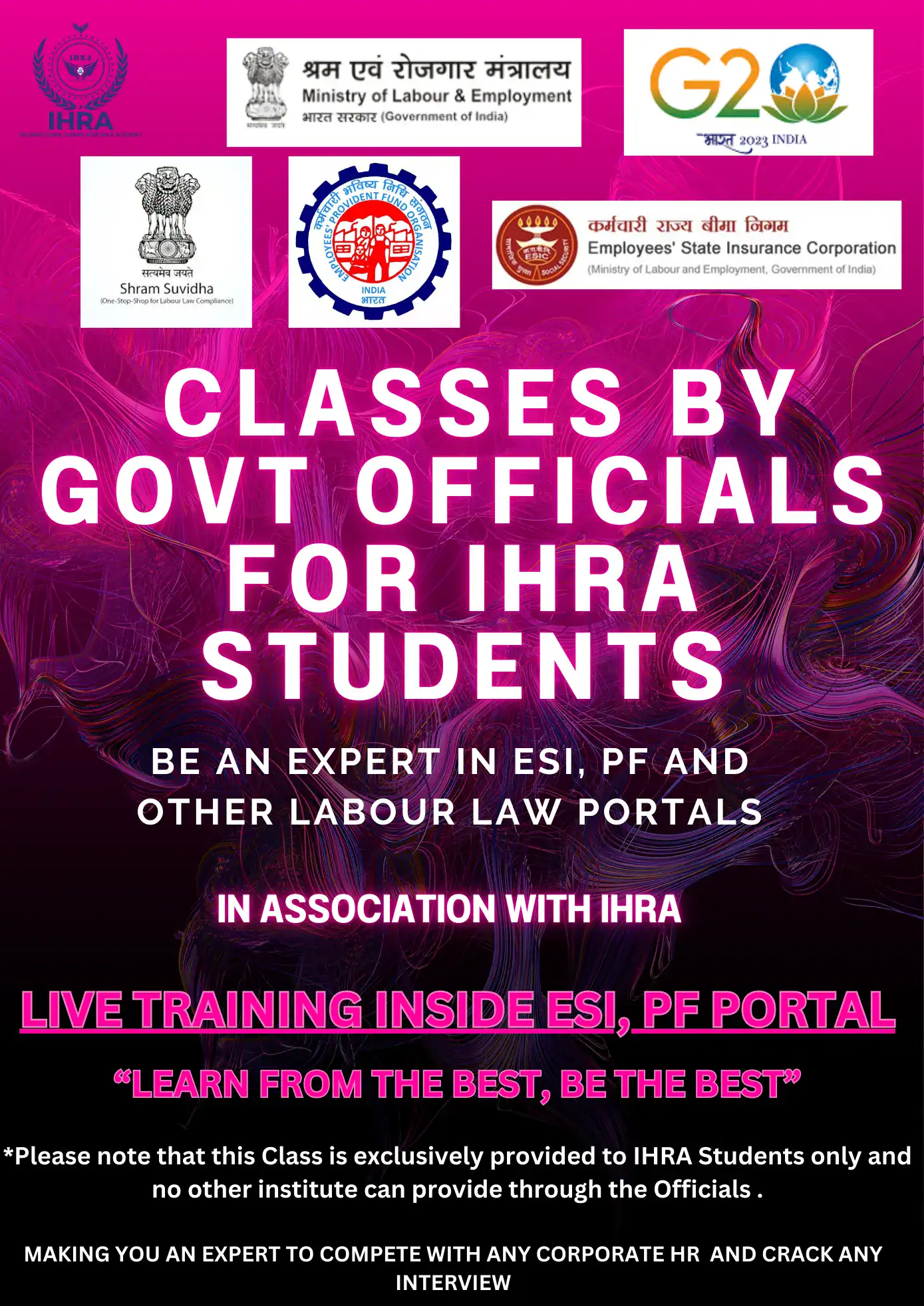 HR Training in Noida with IHRA - online HR certification course