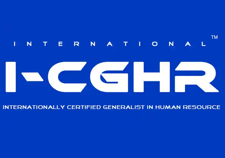 I-CGHR Internationally Certified Generalist in Human Resource certification badge awarded by IHRA