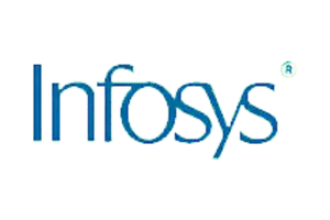 Infosys logo, part of IHRA placement-partner network